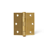 3.5" x 3.5" Satin brass door hinge. Zuperior Hardware online store offers a diverse range of door hardware solutions—from durable door locks and flat knobs to advanced magnetic latches and privacy pins. Designer Hinges for high-end homes and businesses. Superior finish to accentuate any décor