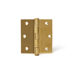 3.5" x 3.5" Satin brass door hinge. Zuperior Hardware online store offers a diverse range of door hardware solutions—from durable door locks and flat knobs to advanced magnetic latches and privacy pins. Designer Hinges for high-end homes and businesses. Superior finish to accentuate any décor