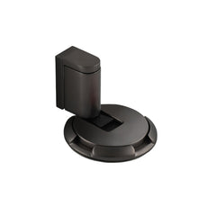 Matte black windproof door stops. Perfect for modern living rooms design, bedrooms style, simpe bathrooms design, and kitchens, our door stopper protects your walls and doors