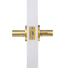 Yolo Privacy Door Handles - Satin Brass