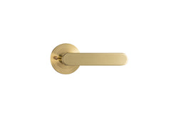 Yolo Privacy Door Handles - Satin Brass