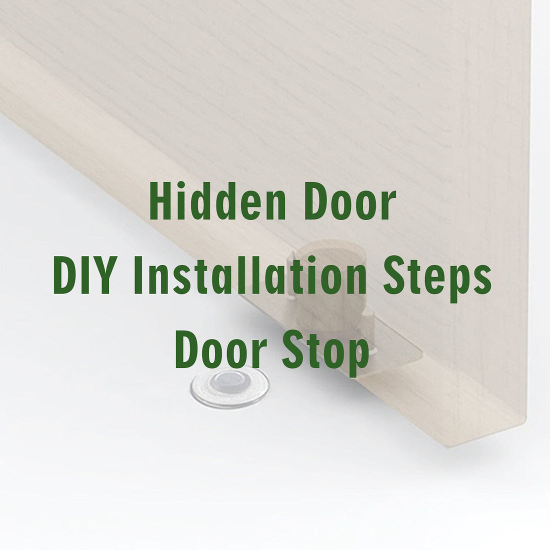 DIY installation: Magnetic Door Stop Easy DIY Installation