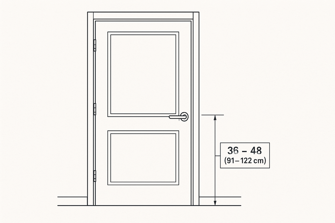 Ideal Door Handle Height: 36 Inches for Easy Access