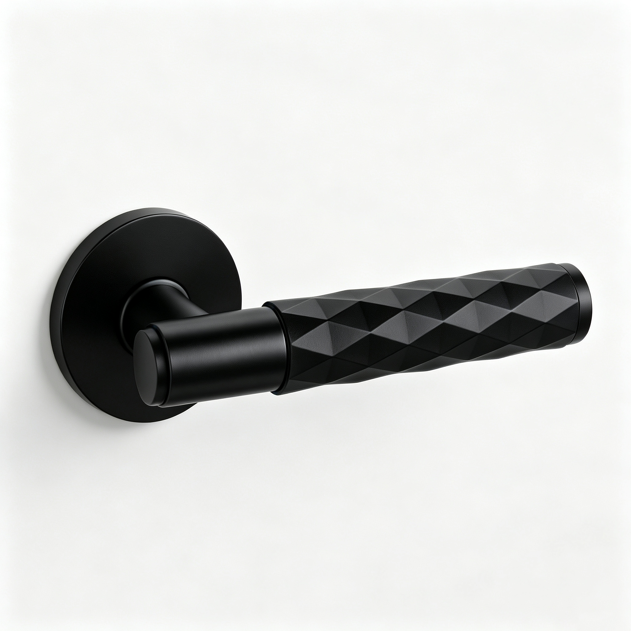 Prism Door Handles - Matte Black