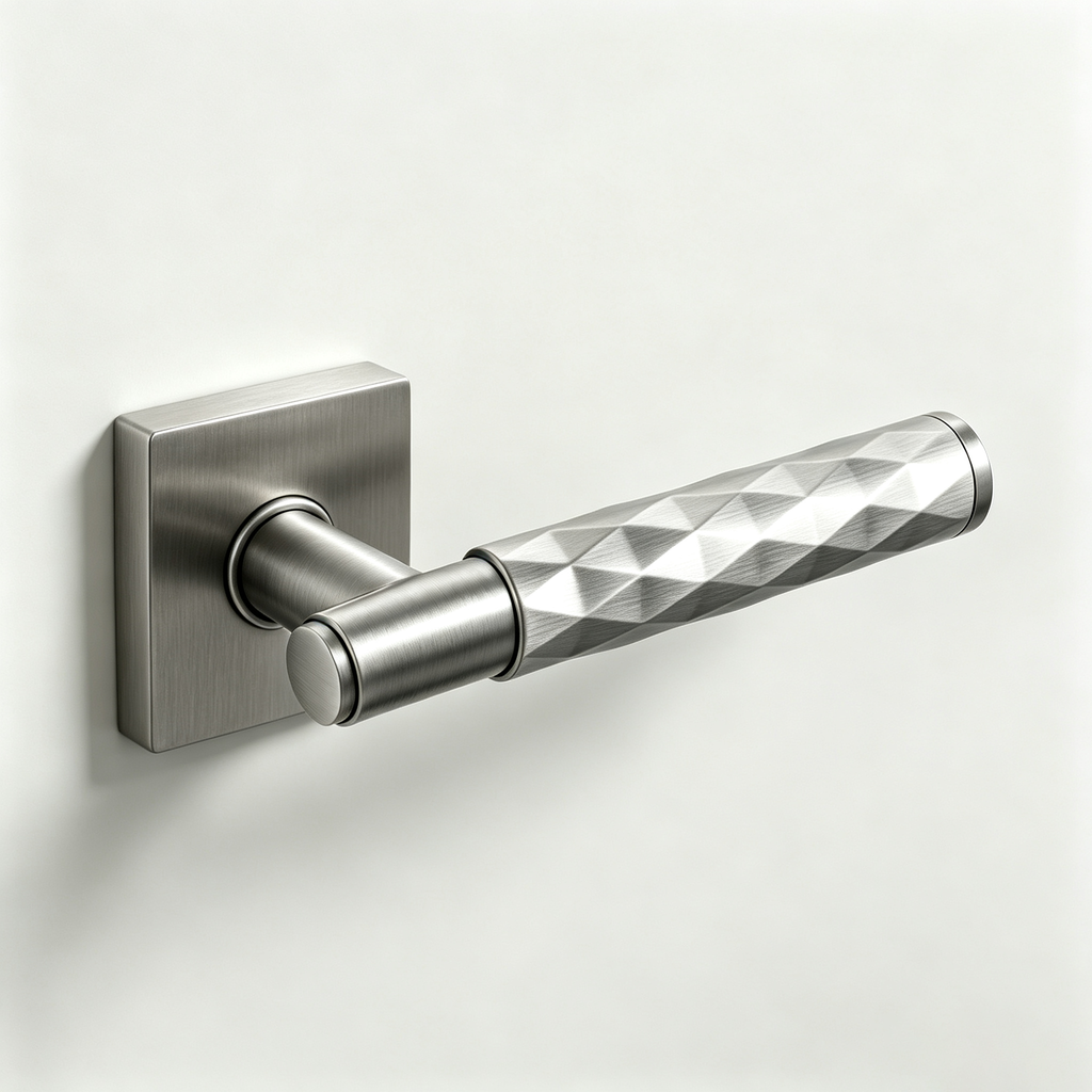 Prism Door Handles - Satin Nickel