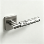 Prism Door Handles - Satin Nickel