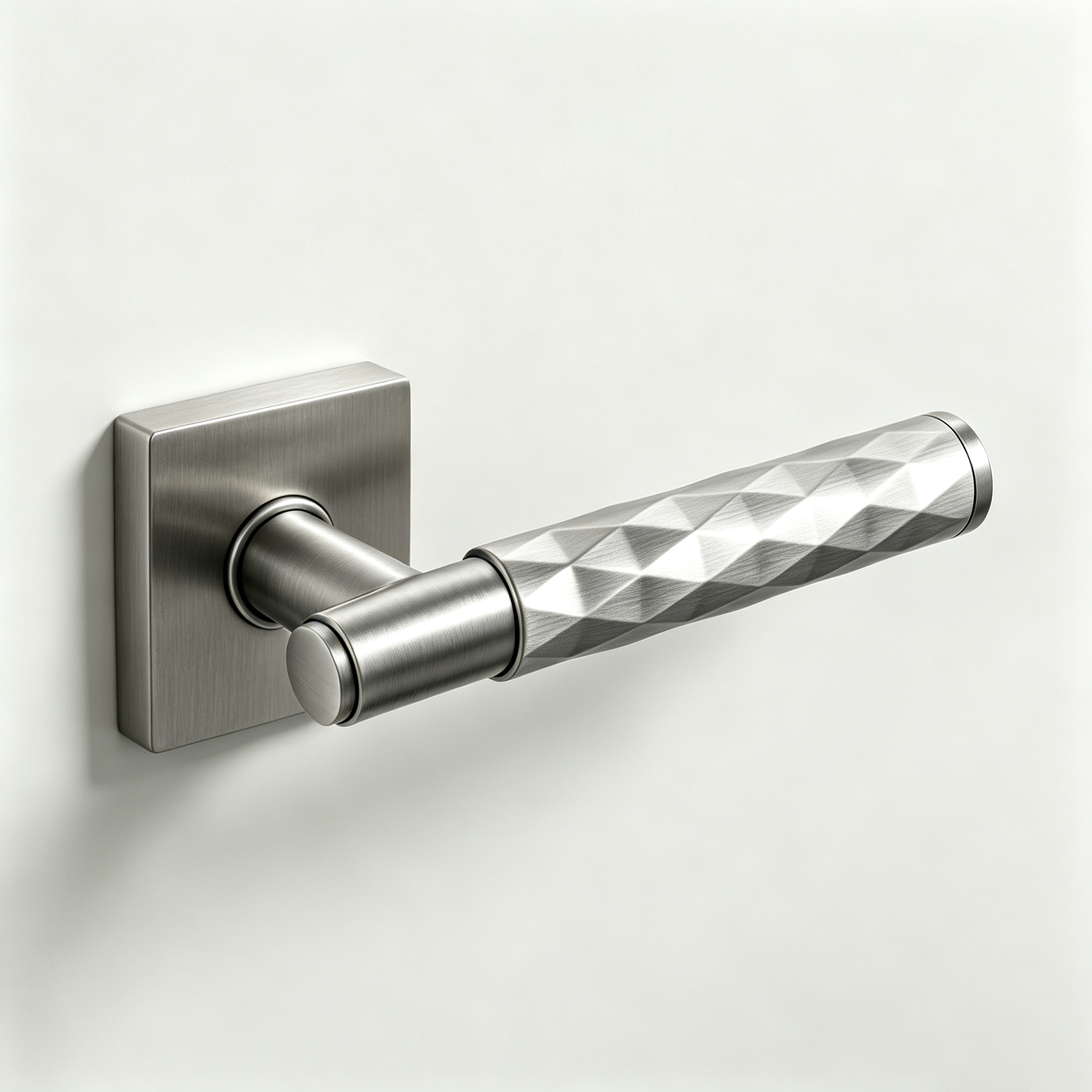Prism Door Handles - Satin Nickel