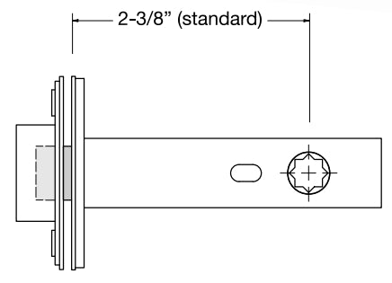 2 3/8'' Backset Door Latch
American standard door latch for interior doors
Zuperior Hardware door hardware & door handles