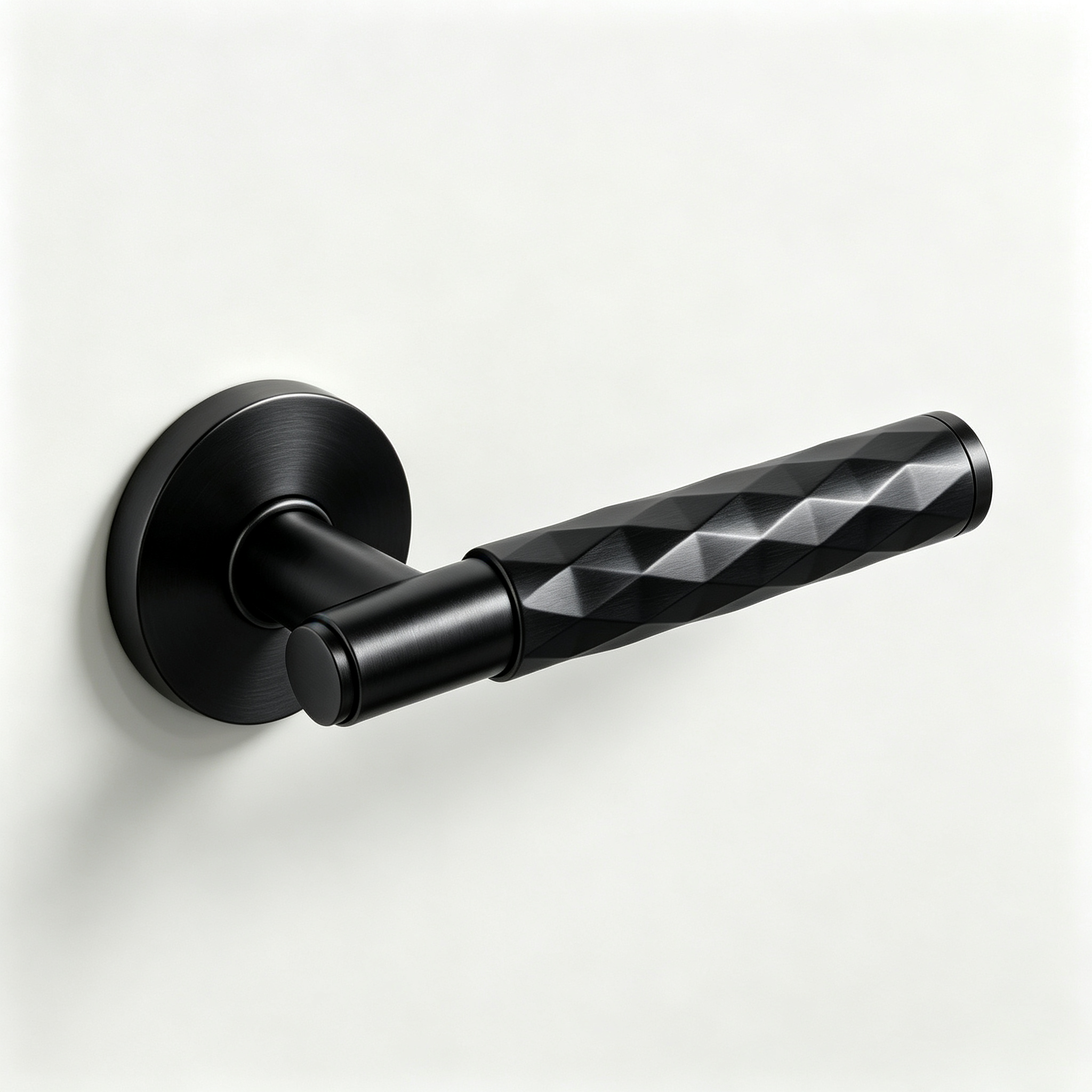 Matte Black Magnetic Door Handle Passage, Privacy, Dummy Zuperior Door Lever Lock Magnetic Door Latch