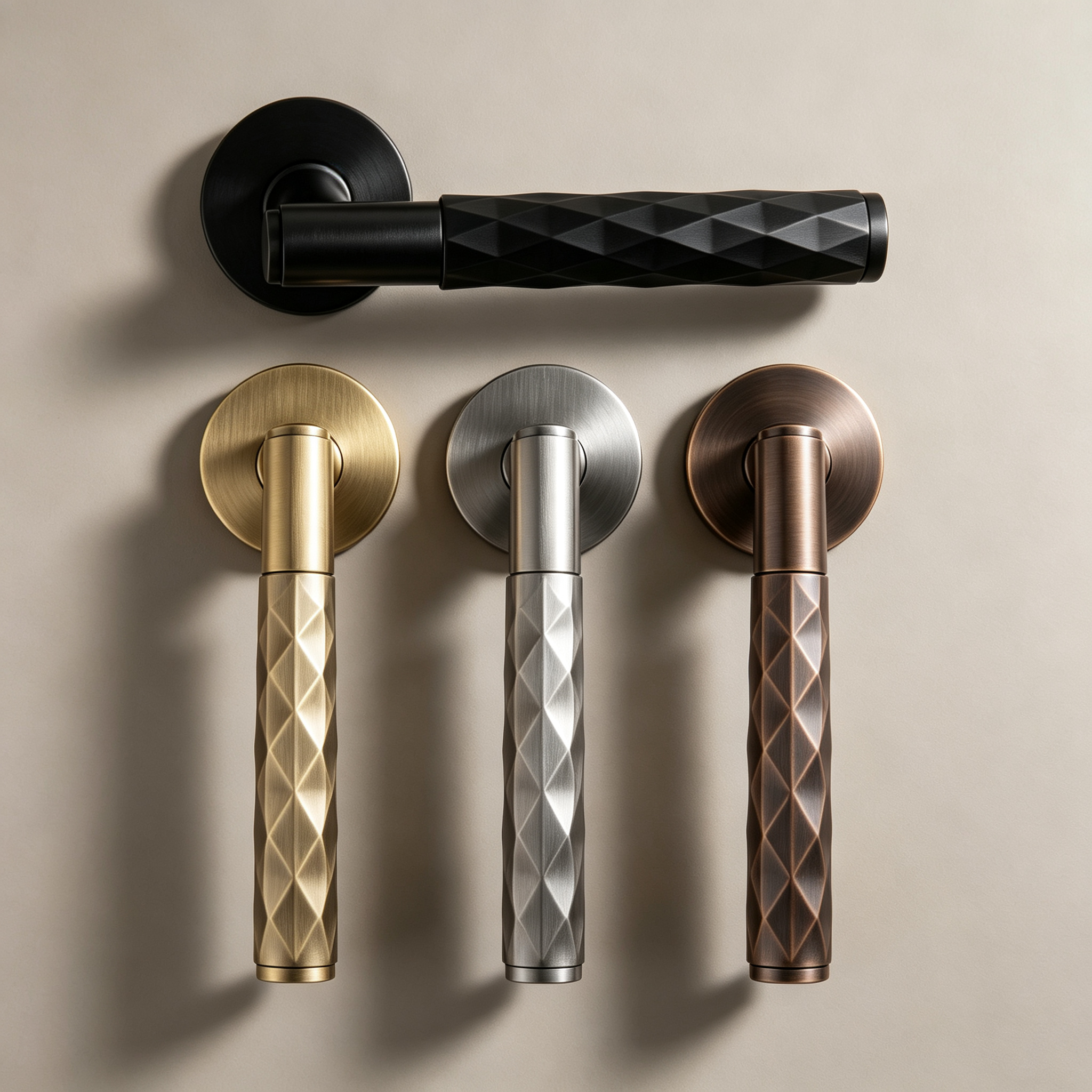 Prism- Satin brass door lock magnetic door lock system
Tubular Door Latch magnetic for interior doors.
Zuperior Hardware door handles shop