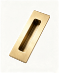 Flush Pull Square - Satin Brass